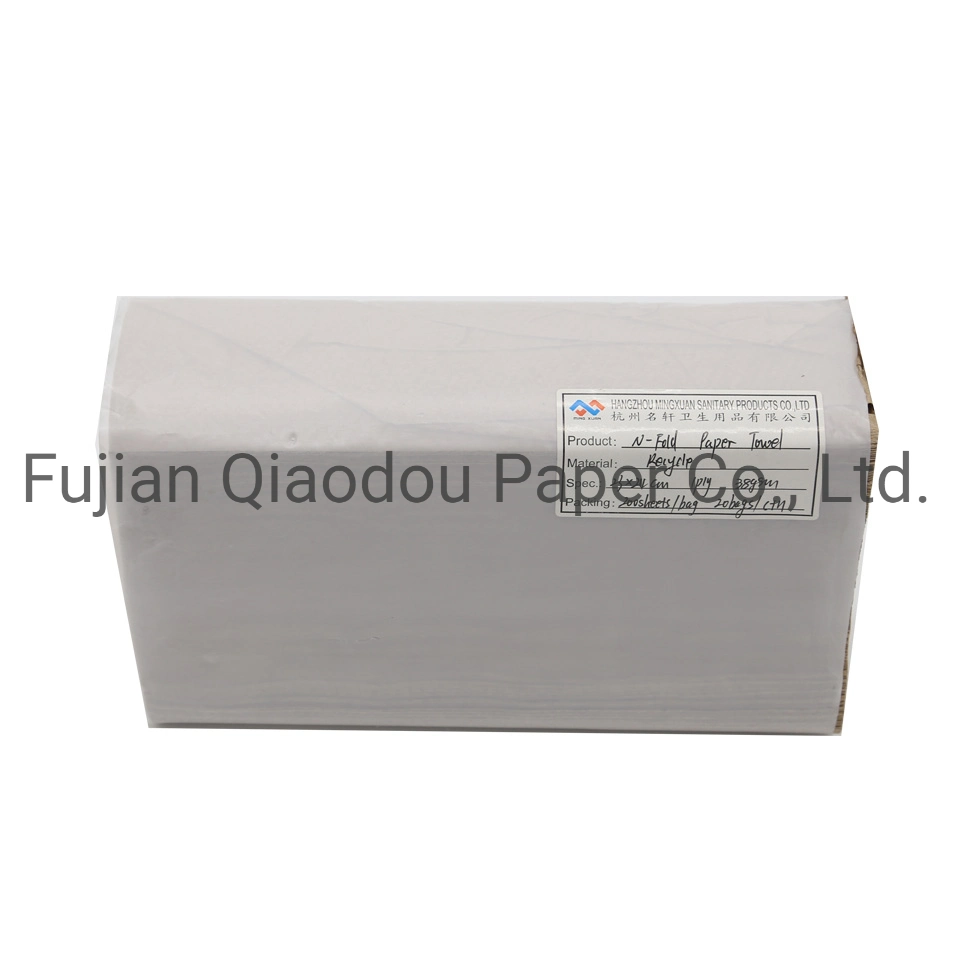 Qiaodou Bamboo Pulp V-Fold Hand Tissue, Business Hand Paper Towel, Hand Paper Towels