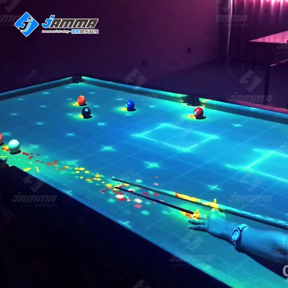 L'intérieur de jeu de table de billard snooker Projection interactive en 3D Magic Poche de billard