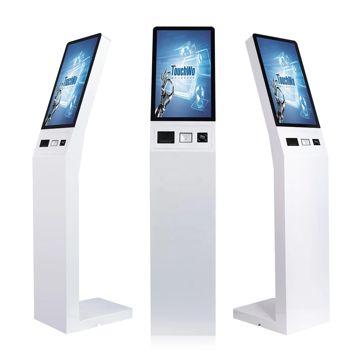 Standing Self Service Ordering Kiosk Bill Payment Kiosk for Restaurant