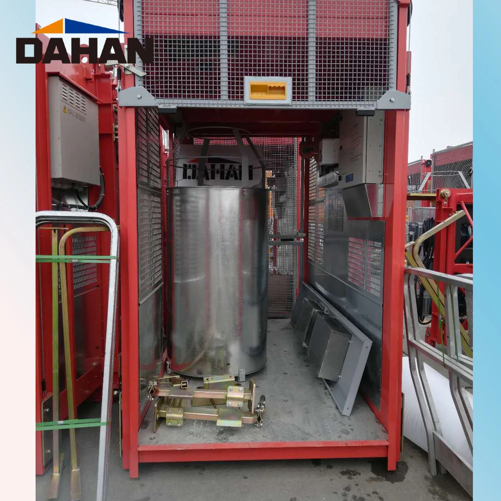 Construction Passenger Elevator 1t Single Cages Construction Building Hoist