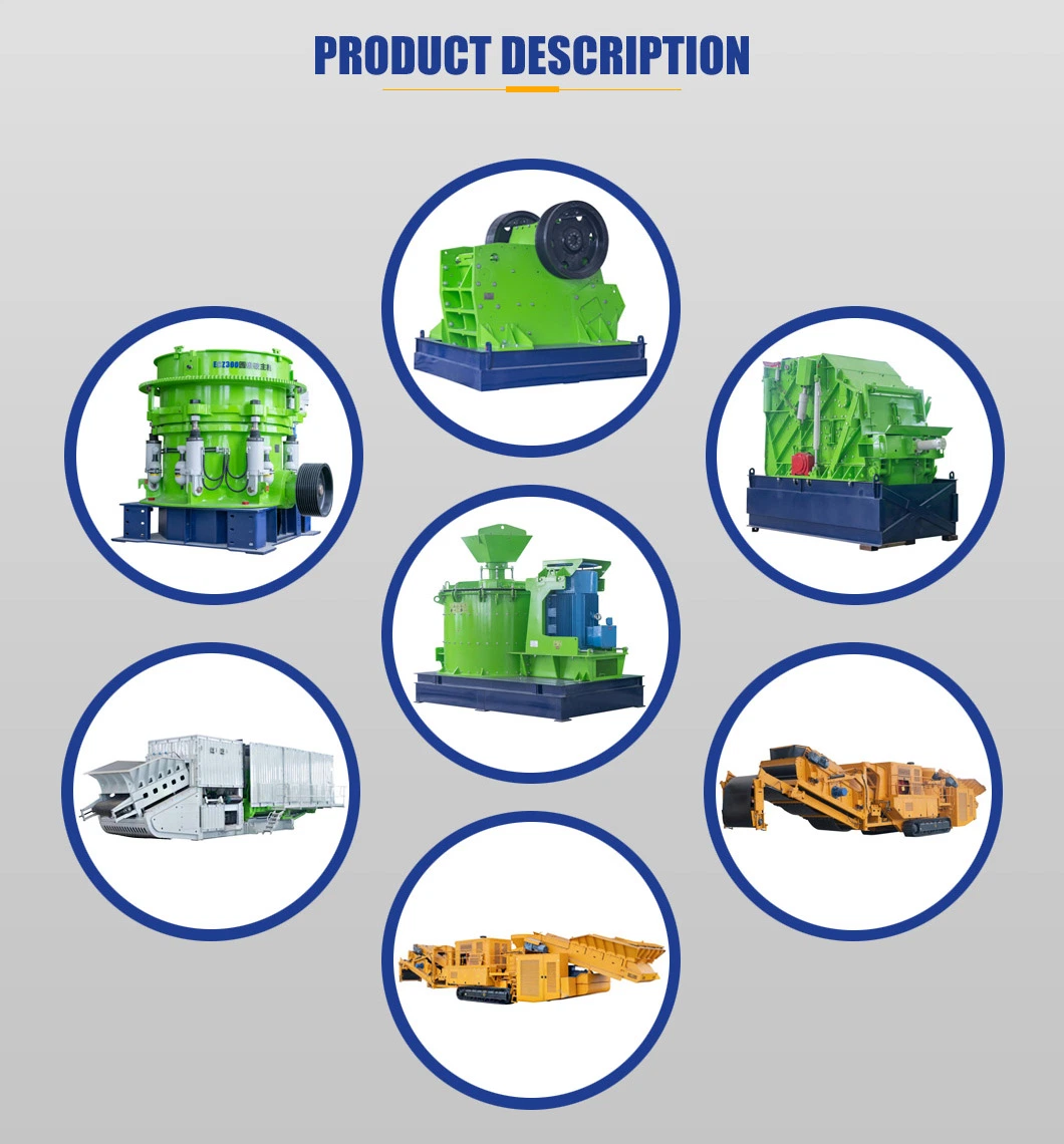 Green Ruromix Cone Striker Station Mining Equipment Jaw Crusher with CE