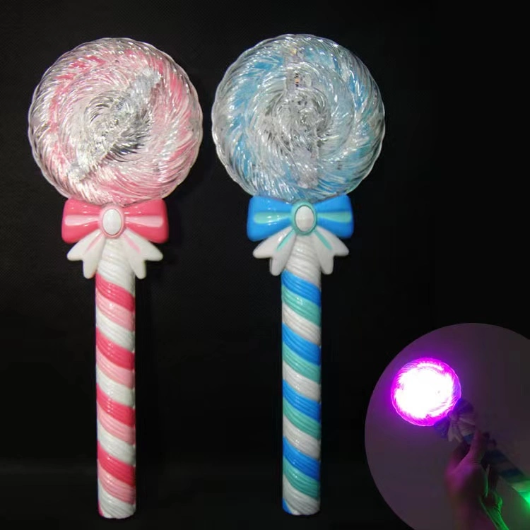 LED Toys Kids LED Light-up Lollipop Glow Sticks Toys Flashing Fairy Wand Sticks Birthday Return Gift Party Accessories Promotional Gifts