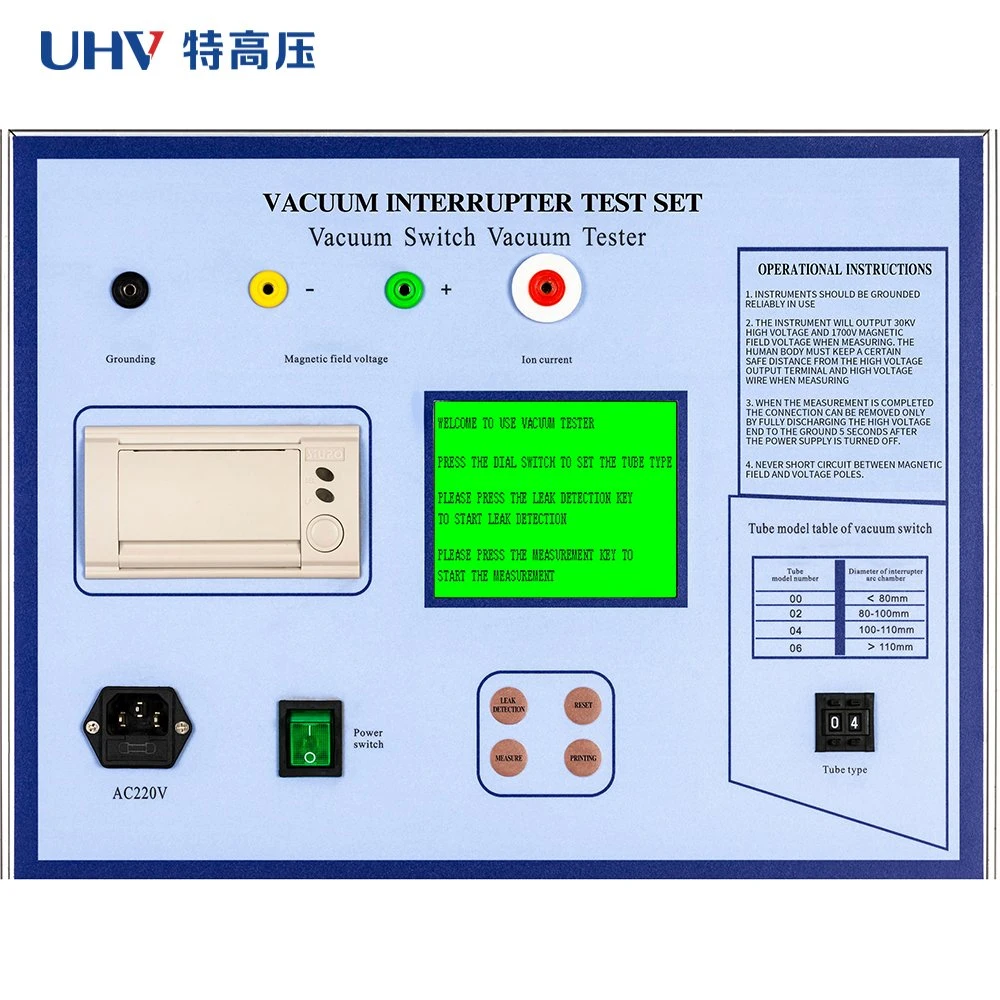 Htzk-IV China Interruptor de alta tensión de prueba de medición de vacío