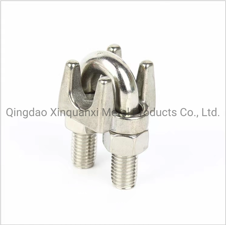 China Factory High Quality 304 316 Stainless Steel JIS Type Wire Rope Clip