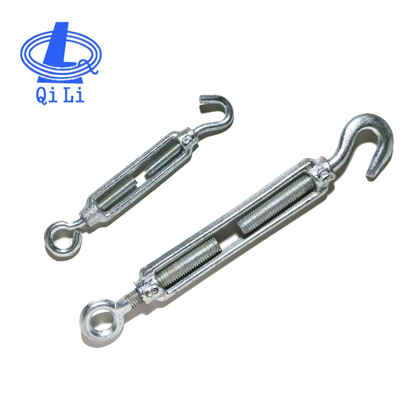 Drop Forged Carbon Steel DIN1480 Galvanize Open Turnbuckle