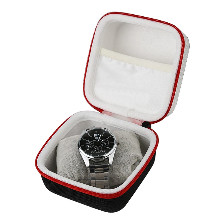 Logo personnalisé des boîtes de montres de regarder d'Emballage Emballage Mens montres personnalisé encadré les boîtiers de montres de luxe montre-bracelet Case organisateur de voyage de luxe de regarder la case