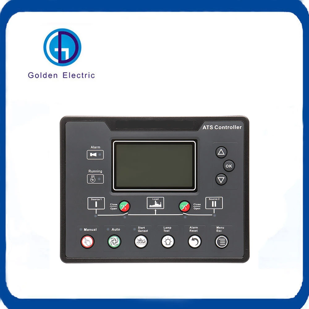 Intelligent ATS Generator Electronic Controller ATS Control Module Auto Start Controller with LCD Display ATS Controller