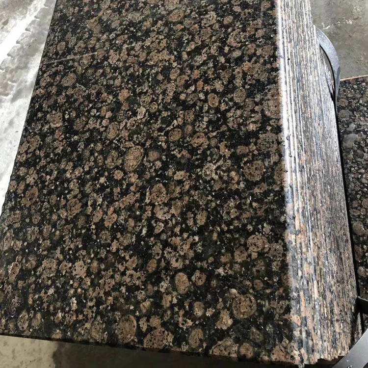 Polished Baltic Brown Granite Slabs for Countertops and Vanity-Tops