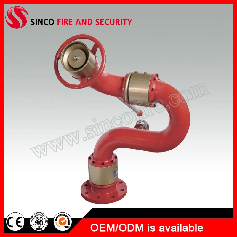 Manual Fire Fighting Aluminum Water Cannon with Handle Control