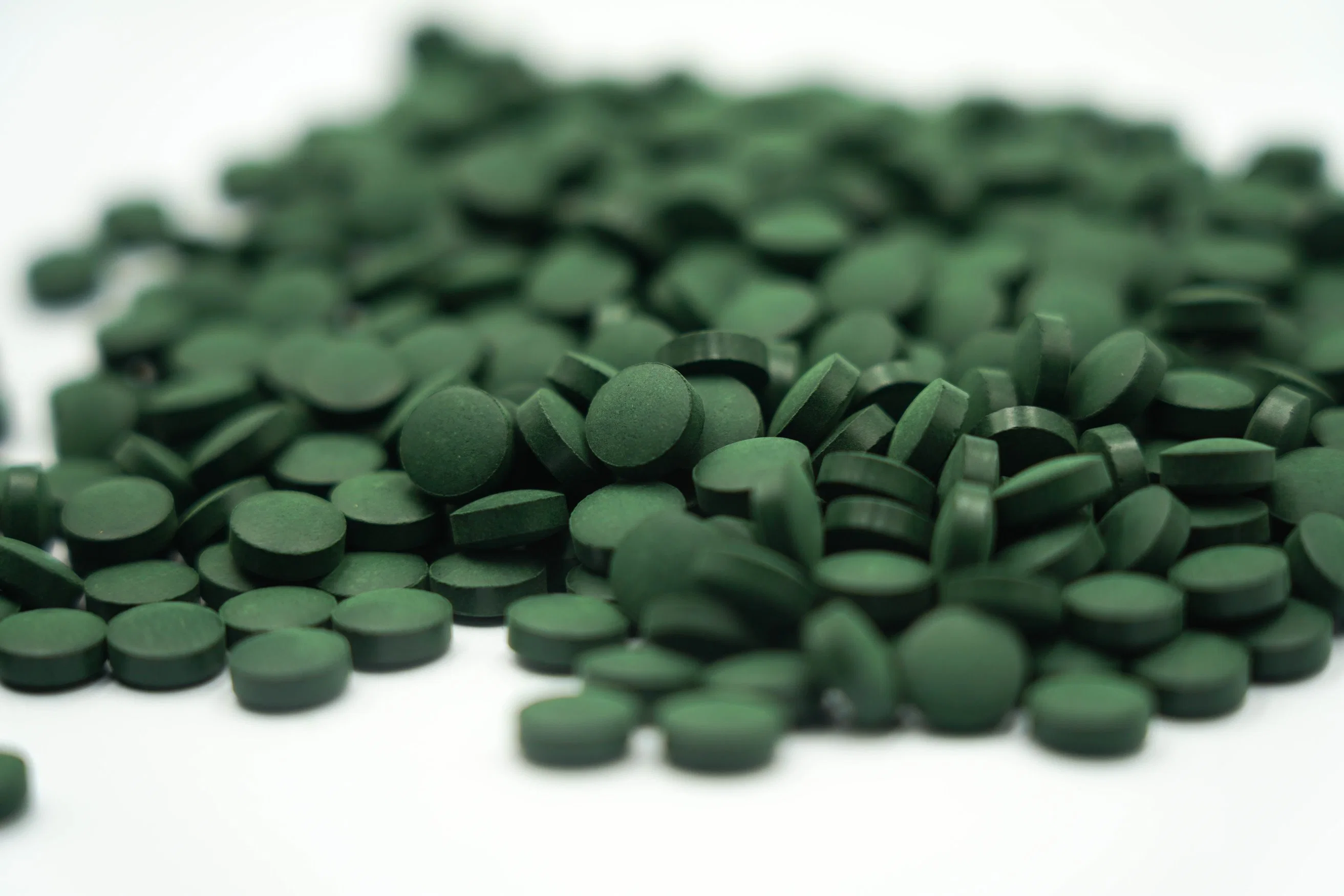 Health Food Spirulina Tablets 200, 250, 300, 400, 500mg