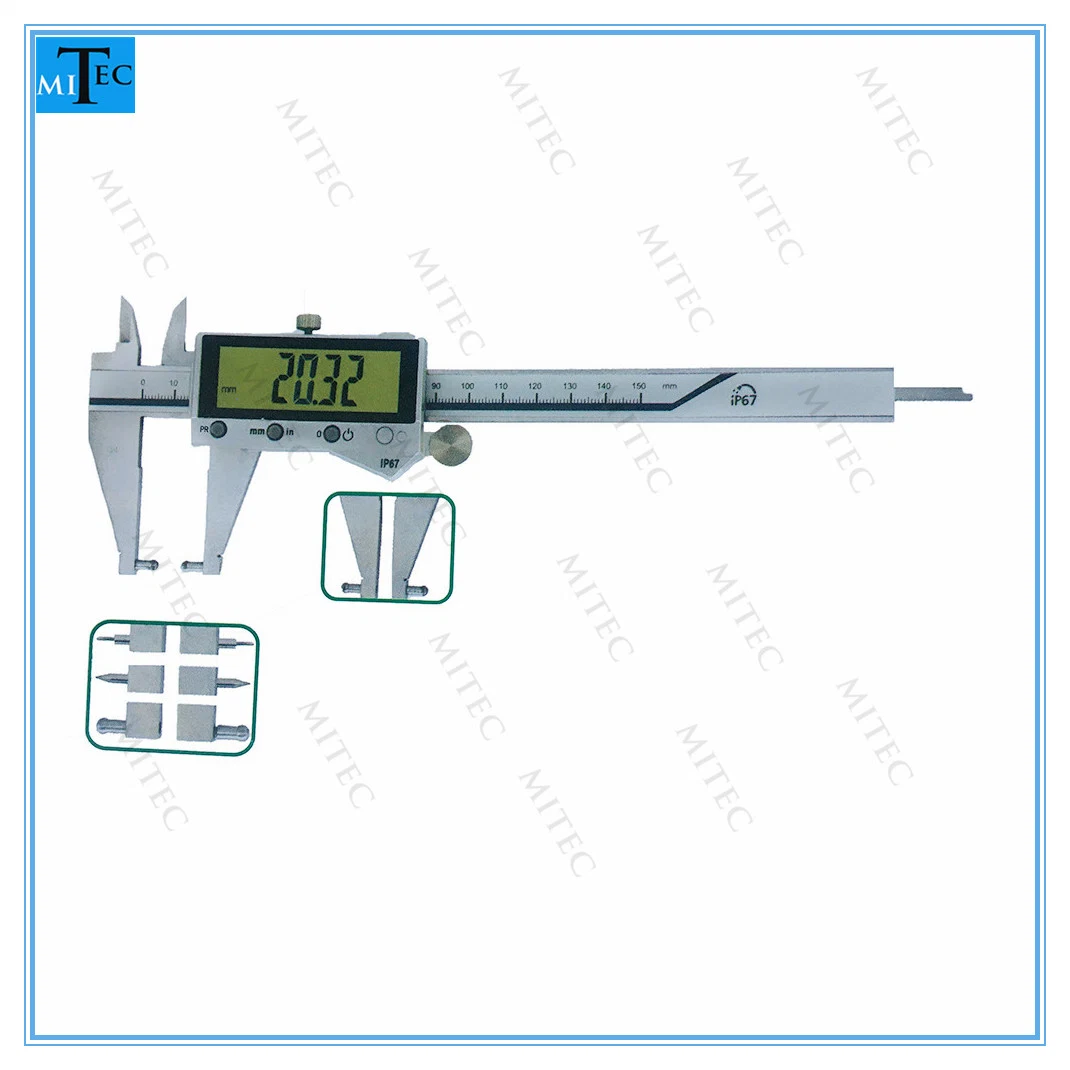 Measuring Tool Interchangeable Anvils Outside Inside Groove Slot Special Digital Vernier Caliper