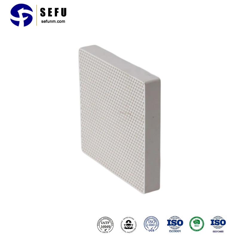 Casting Ceramic Plate Supplier Molten Metal Filtration Honeycomb Square Honeycomb Filters