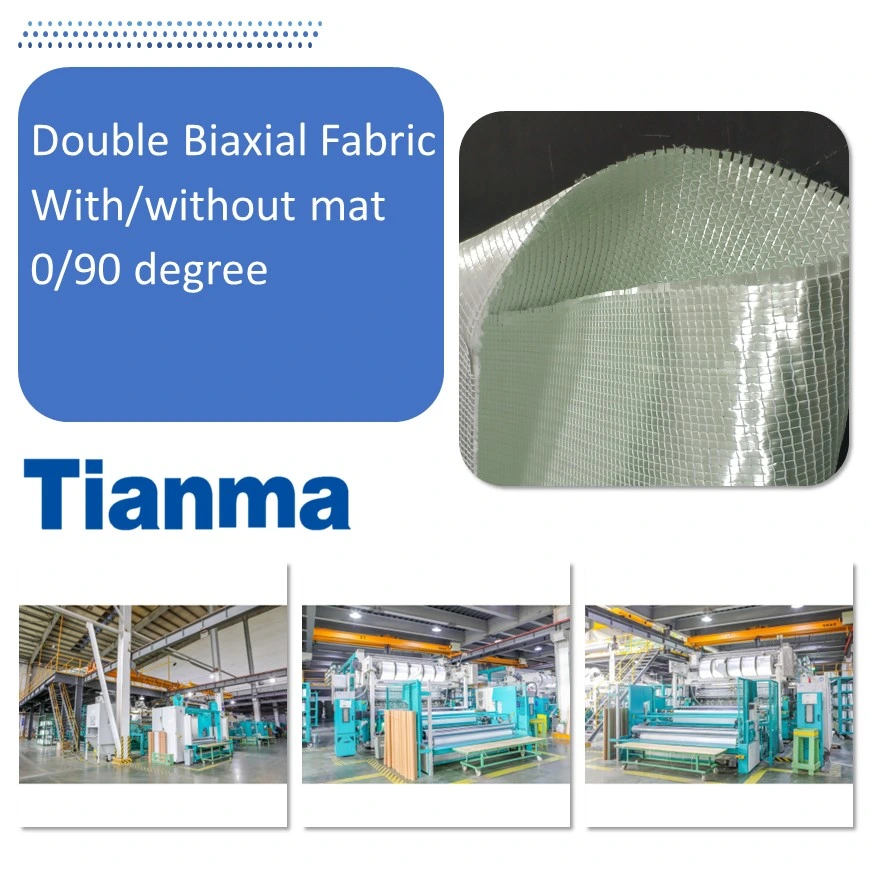 E-Glass Biaxial Warp-Knitted Glass Fabric at 90 Degree