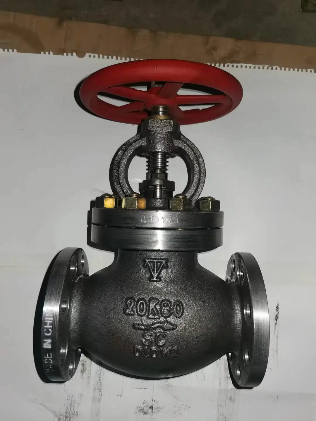 Globe Check Valve JIS F7473 Cast Steel Marine Valve 20K with High quality/High cost performance 