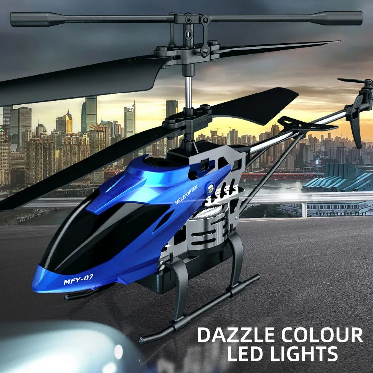 3.5 Channels RC Helicopter 2.4G LED Light Custom Logo Metal Remote Control Helicopter Toys RC Helicopter