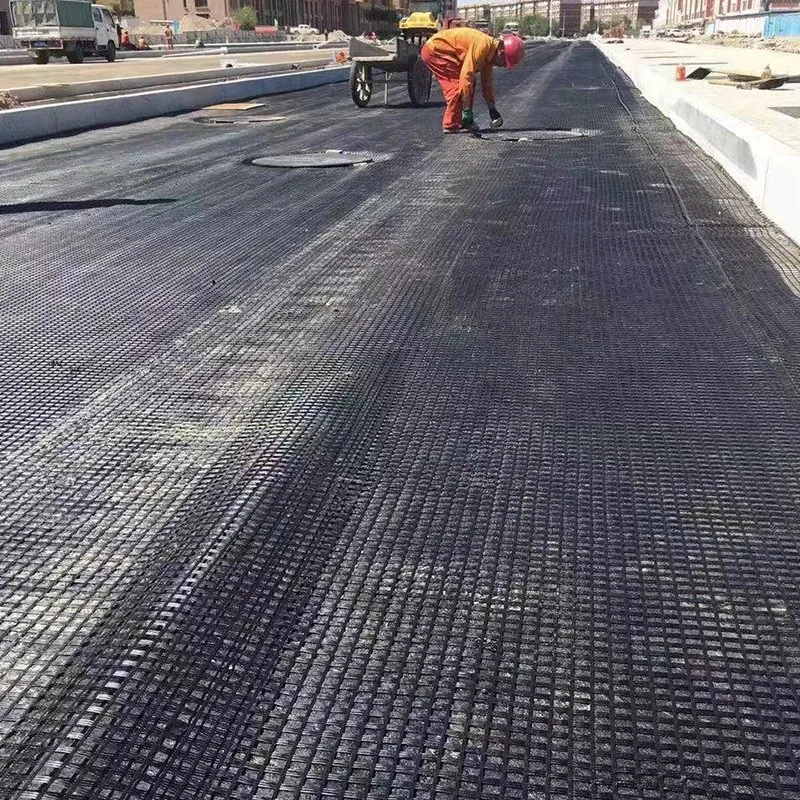 Geosynthetics Polypropylene Plastic PP Biaxial Geogird for Rawilway Foundation Road Construction