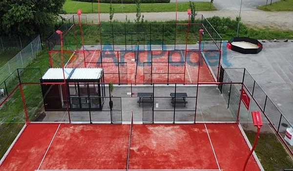 Popular Panoramic Padel Court Installed Outdoor and Indoor Sport Field