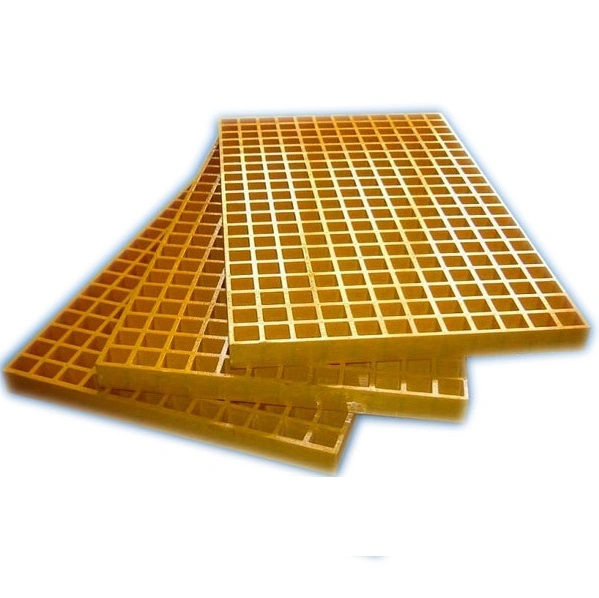 Anti Slip Plastic Walkway Gritted Top Molded 38mm FRP GRP Grating