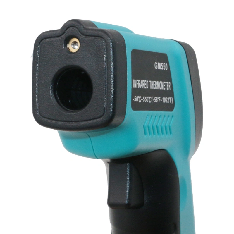 Infrared Laser Thermometer with Backlight Display for Industrial Use GM550