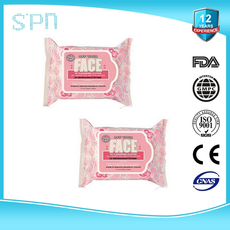 Special Nonwovens Nail Beauty Sensitive Skin Use Cosmetic Care Flushable Disinfect Soft Wet Toilet Care Cleaning Wipe