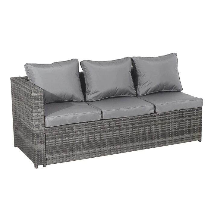 Beliebte New Design Garten PE Rattan Möbel Villa Rattan Stuhl Sofa