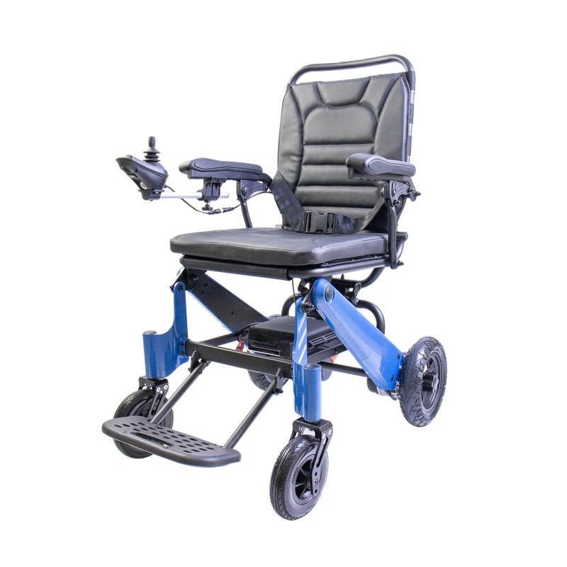 Ultra Light Magnesium Handicap Folding Power Electric Wheelchair