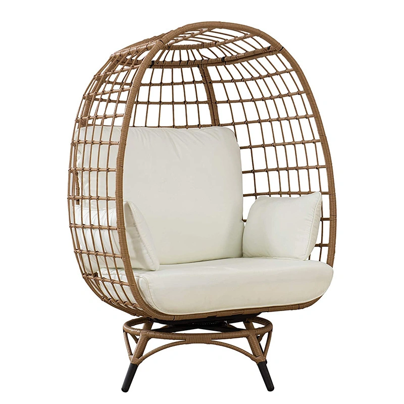 Outdoor Indoor Furniture Steel Frame PE Rattan Garden Chair