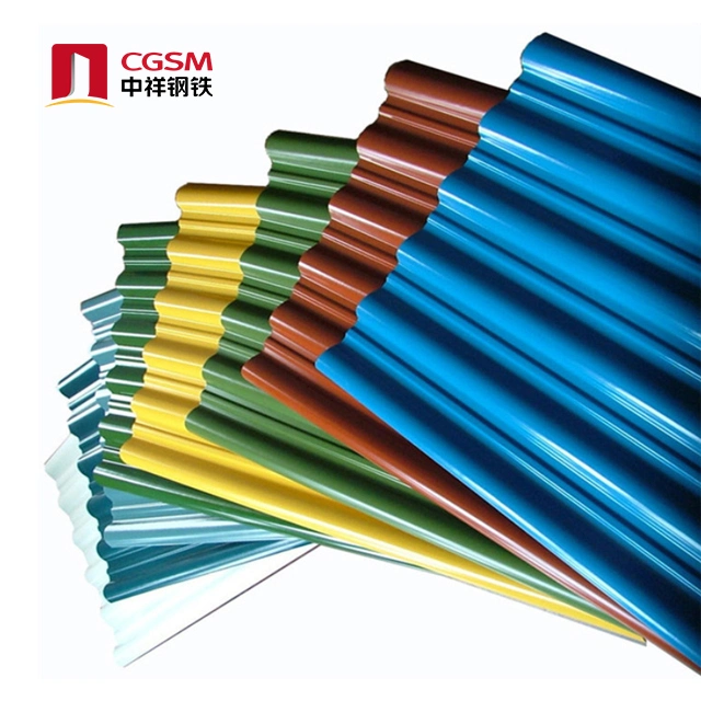 PPGI Gi Corrugated Roofing Sheets Galvanized Corrugated Iron Sheet Zinc Metal Corrugated Prepainted Galvanized Steel