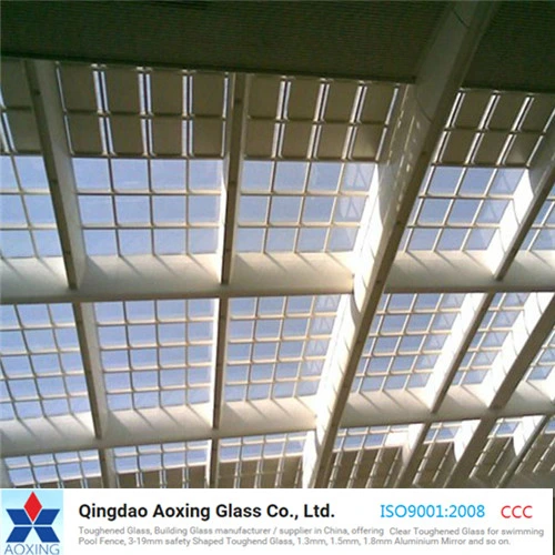 Lake Blue/Color/Tinted/Clear Toughened/Float Reflective Glass for Building/Window