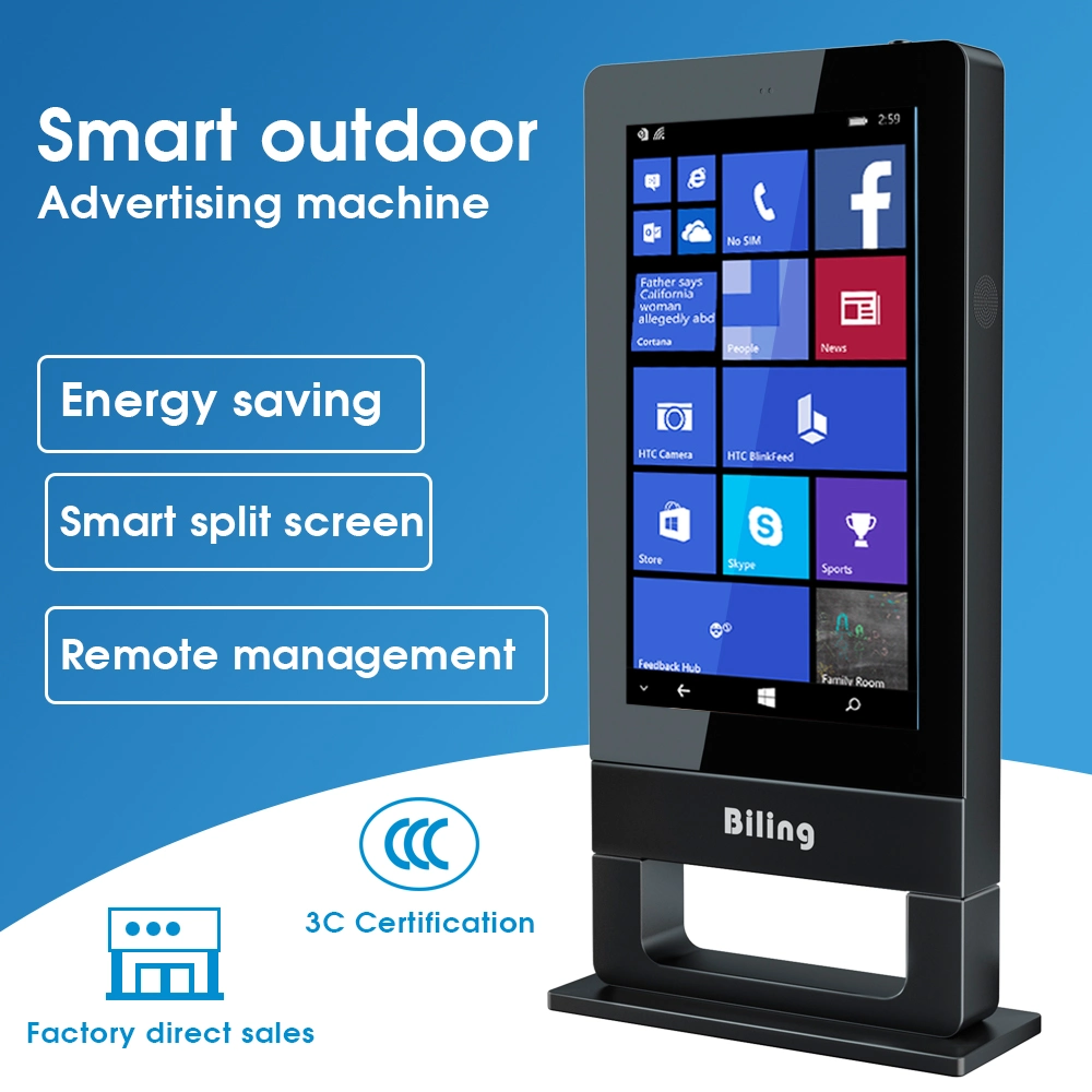 Floor Stand Super Thin Multi LCD Qled Advertising Display Interactive Touch Screen Kiosk Supplier