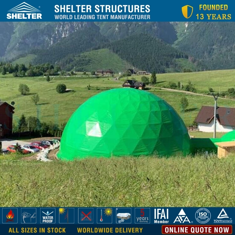 Green Color PVC Fabric Cover Dome for Event Party Agriculture