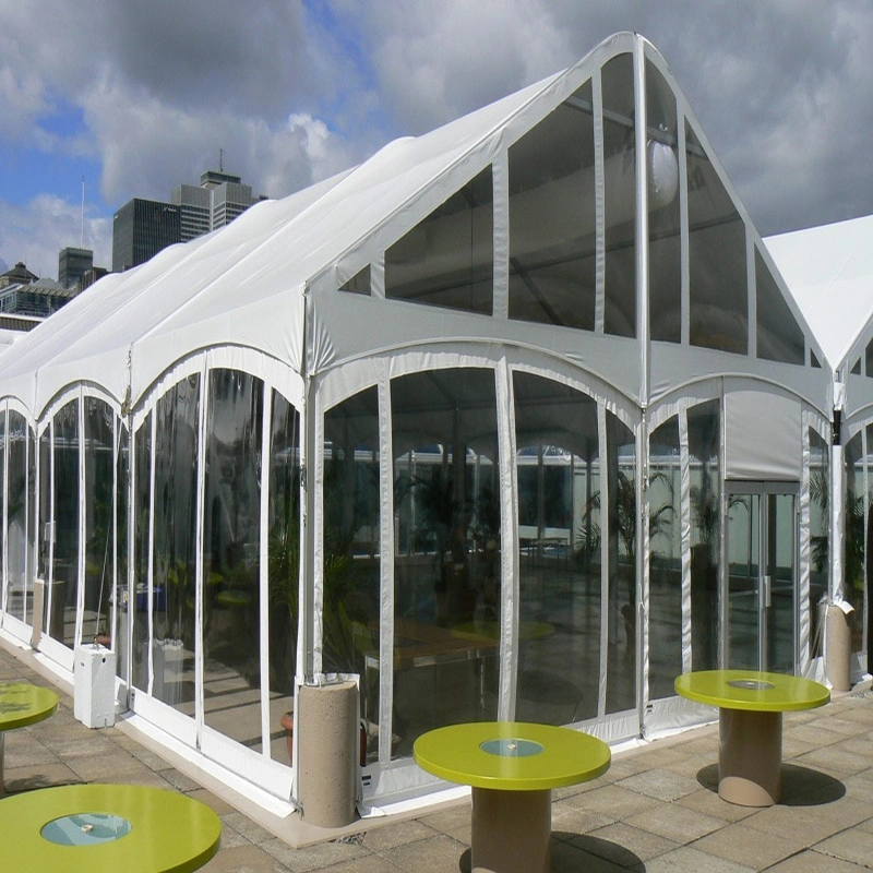 Manufacture Aluminum Clear Maqrquee Glass Wall Event PVC Tent