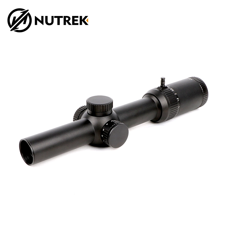 Nutrek Optics 1-10X24 SFP Ffp Fibra Reforçada À Prova D'água Caça Arma Luneta Red DOT Escopo