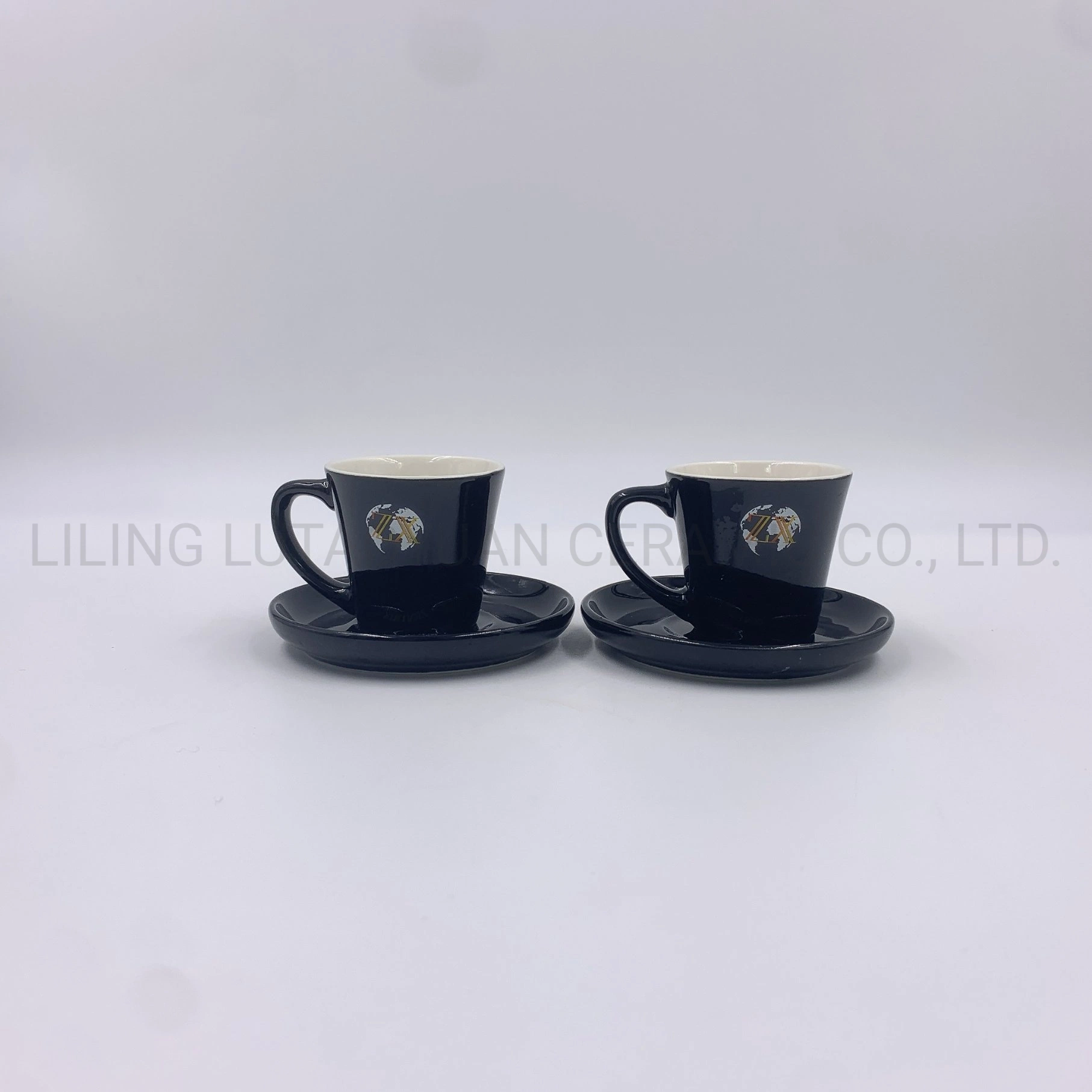 Porcelain Dinnerware Set/China Wholesale/Supplier Deep Blue Global Teaset Coffee Milk Kitchen Utensils Decoration with Customized Color Pattern Logo and Designs