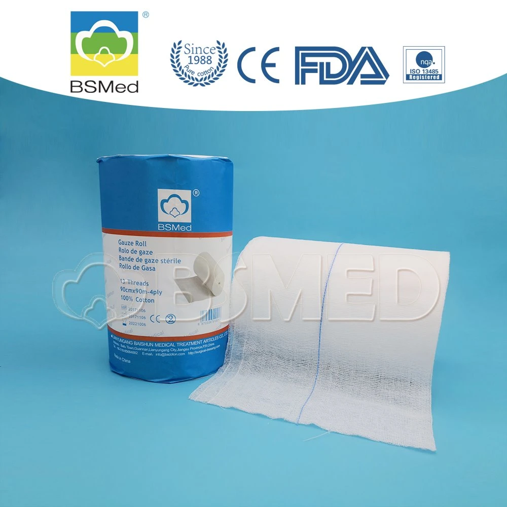 Hospital Quality Absorbent Disposable Products Gauze Roll