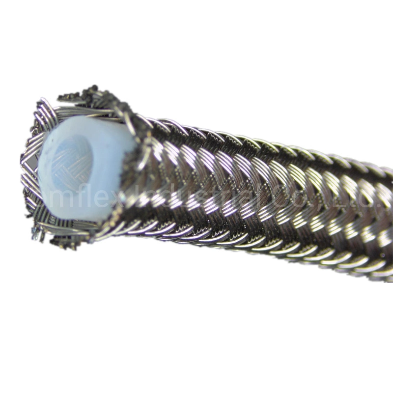 High Pressure PTFE Thermoplastic Smoothbore Double Braid Gas PTFE Hose Tube Price