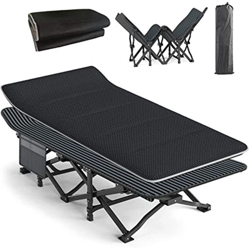 Aleación de aluminio portátil de alta calidad médica caminatas al aire libre Camping plegable cama Super