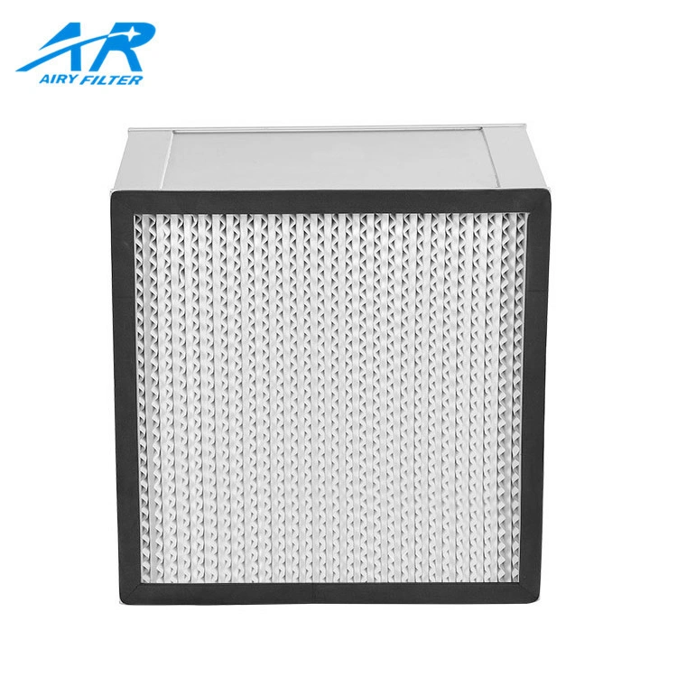 High Efficiency Pleats HVAC H14 HEPA Filter 99.995% for Cleanrooms