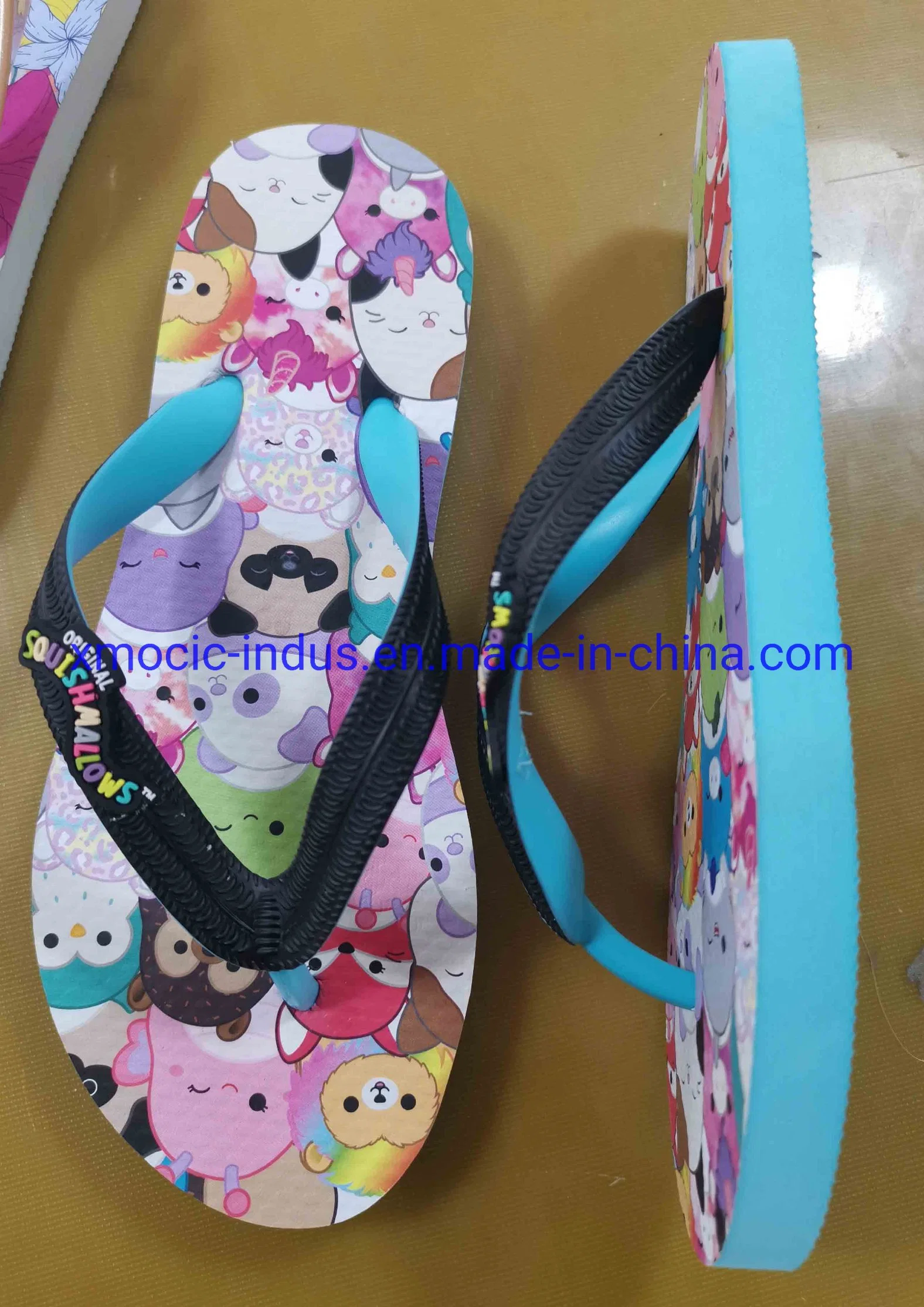 As sandálias casual Chinelas imprimindo as crianças da sapata sandálias de Verão