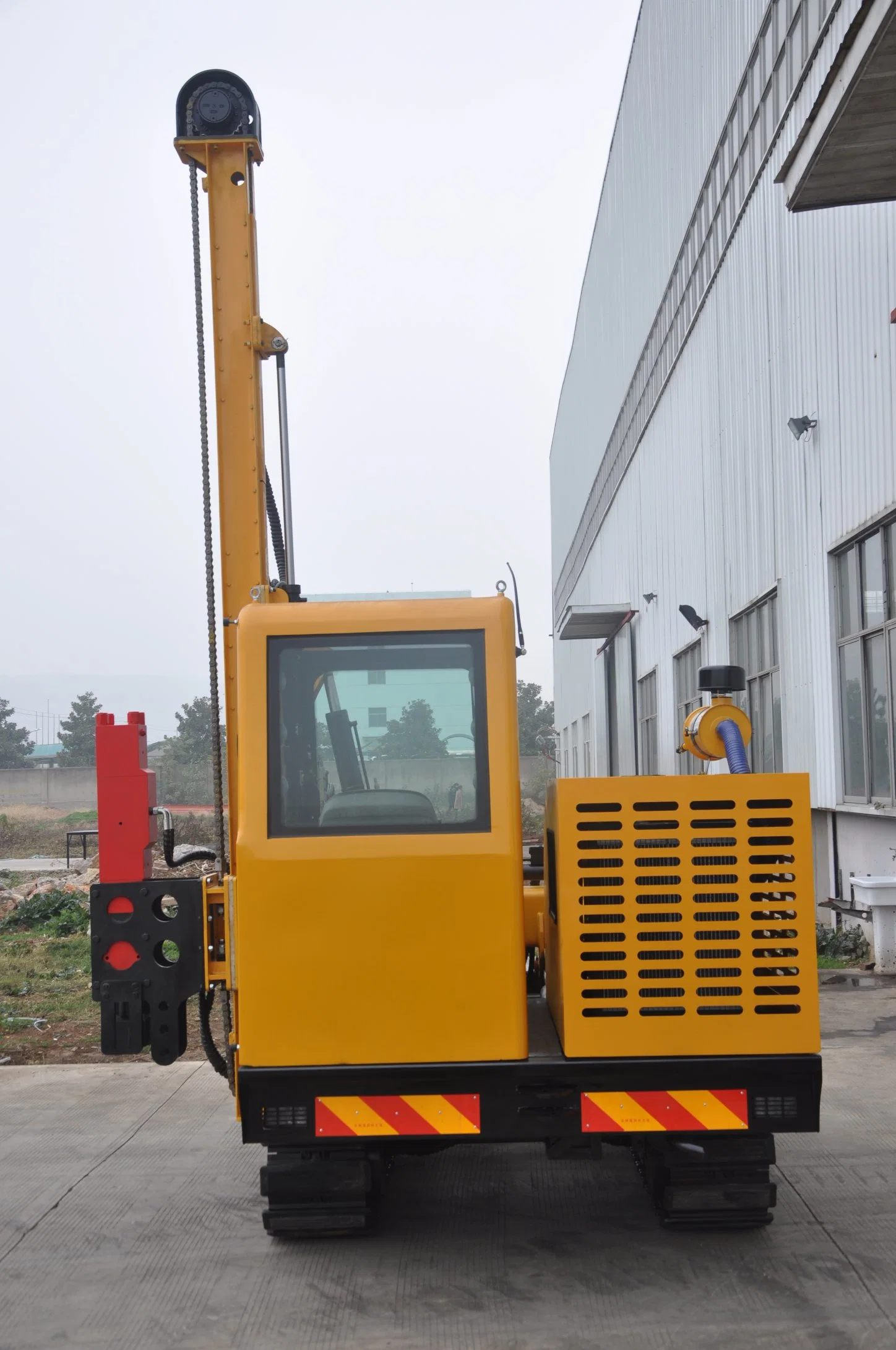 Highway Guardrail Hydraulic Auger Drilling Machine for Road Construction