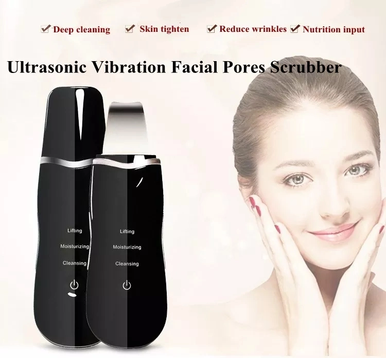 Beauty Spatula Cleaning Electric Face Brush Facial Ultrasonic Skin Scrubber