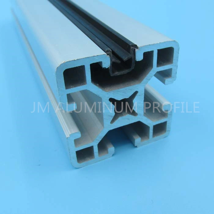 Cover Profile Black, Plastic PP, Slot 8 /U Strip for Slot8/10 Profiles, Slot Covers, Seal End Cap