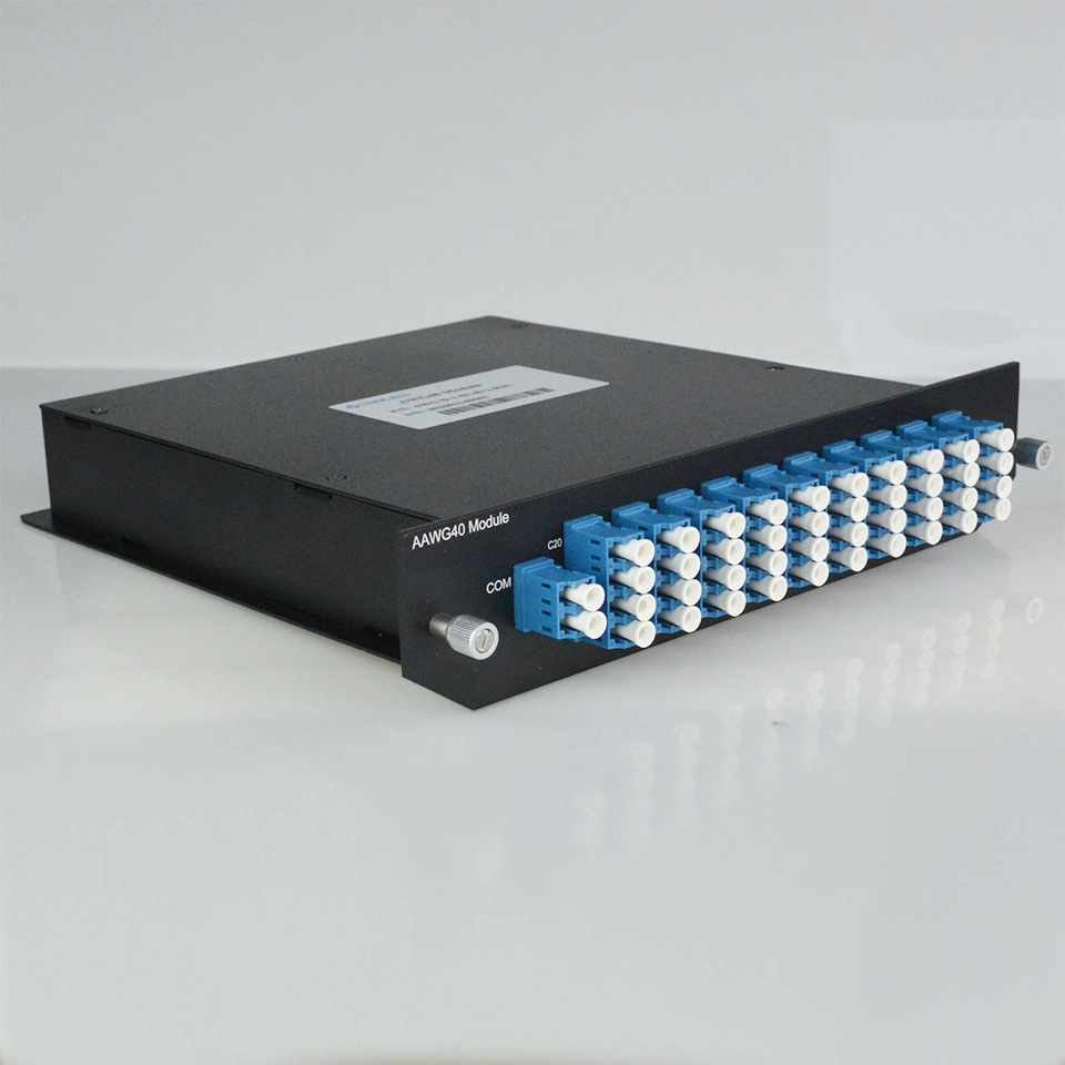 100g Single Fiber, Dual Fiber DWDM 8, 16, 32, 40 Channel DWDM AWG