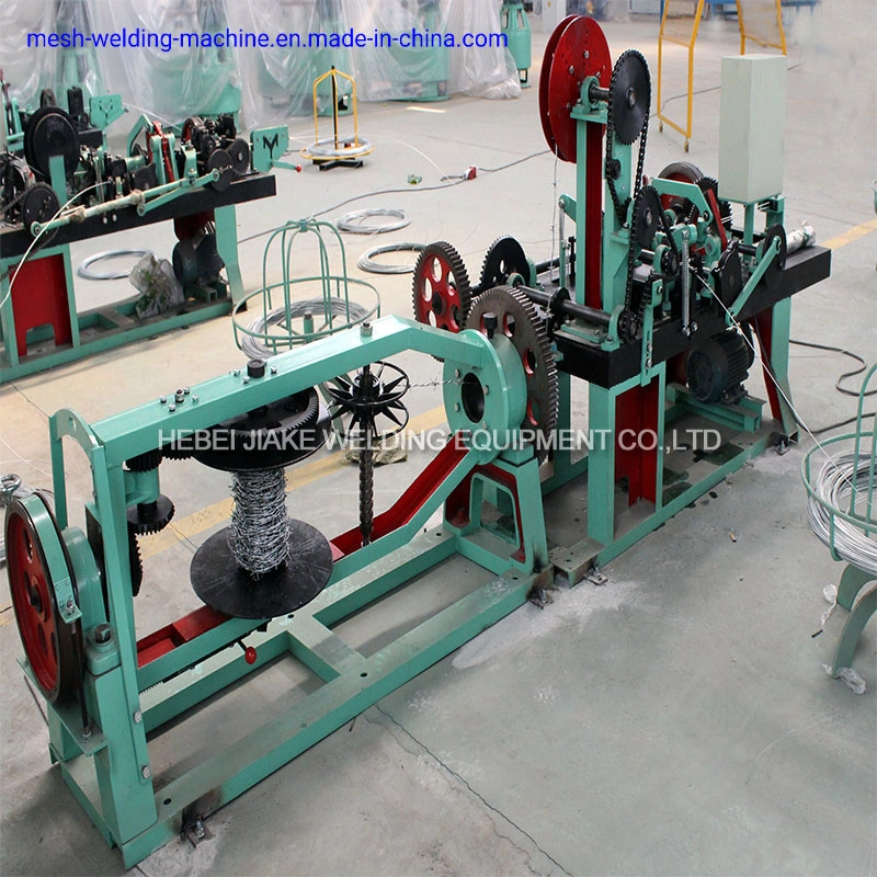 Safety System Double Wire Reverse Twisted Barbed Wire Machine