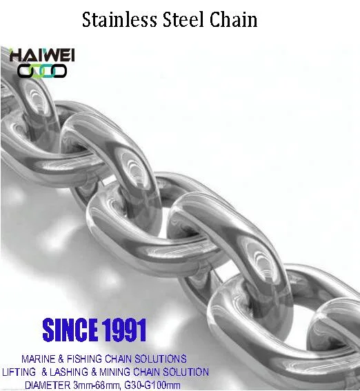 OEM and Standard Link Chain with Diameter D2mm-D68mm, Grade G30-G100 Link Chain (30 Years Chain Factory)