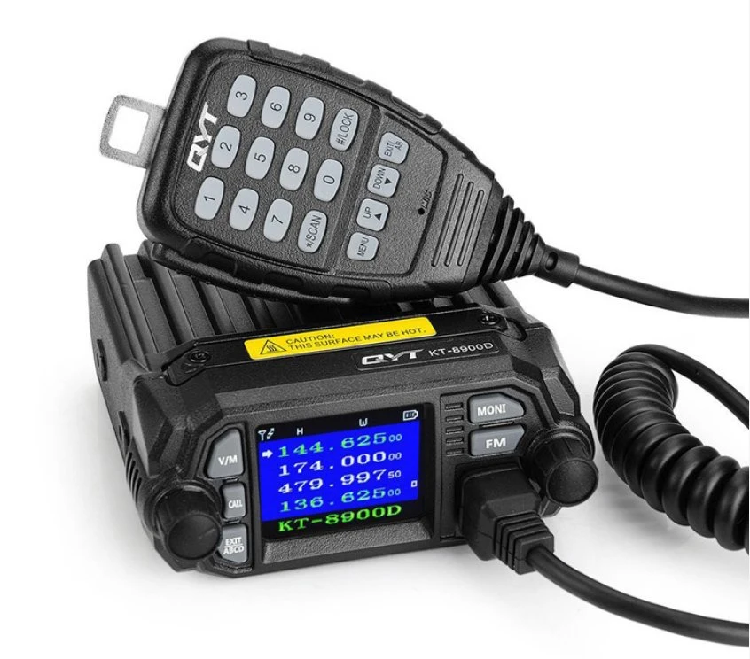 Quad Band Quyd KT -8900d المركبة السيارة Radio136-174/400-480 ميجاهرتز المحمول جهاز إرسال واستقبال الراديو