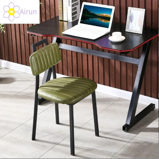 Comedor exterior Metal Sillas Industrial Vintage Pip Cafe Cheap Metal Silla con patas metálicas