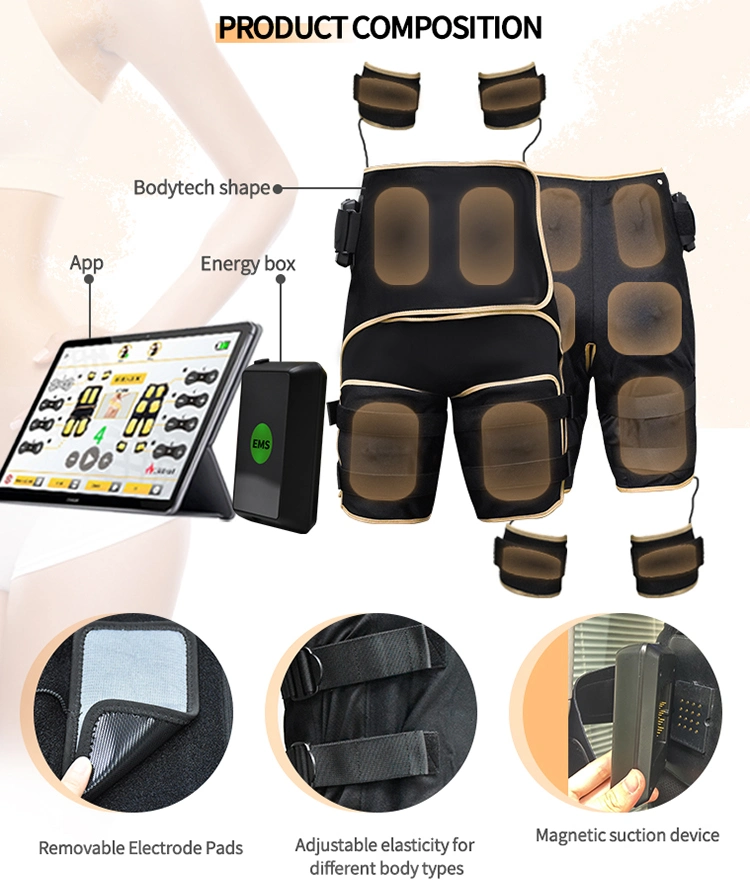 Электронного стимулятора мышц EMS обучение похудение массажер мышечной стимуляции