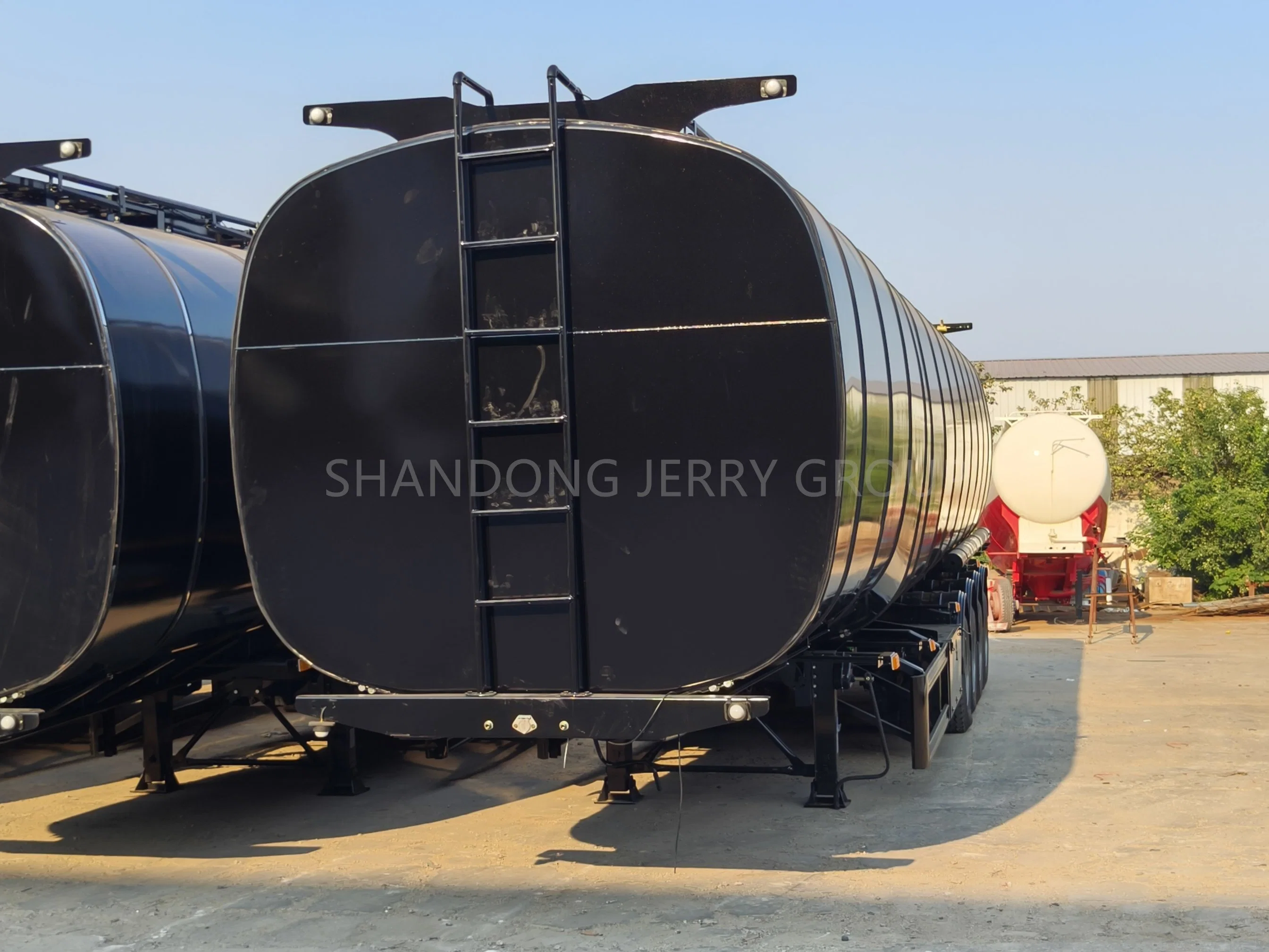 3 Axle Asphalt Oil Tanker Fuel Semi Trailer CO2 Tube Trailer Used LPG Gas Tank Semi Trailer