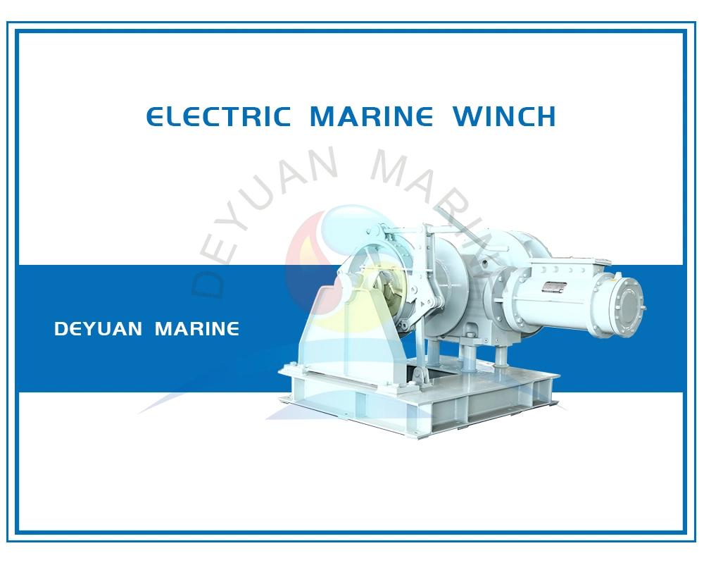 Marine Electric Deck Mooring Winch with Multi Drum